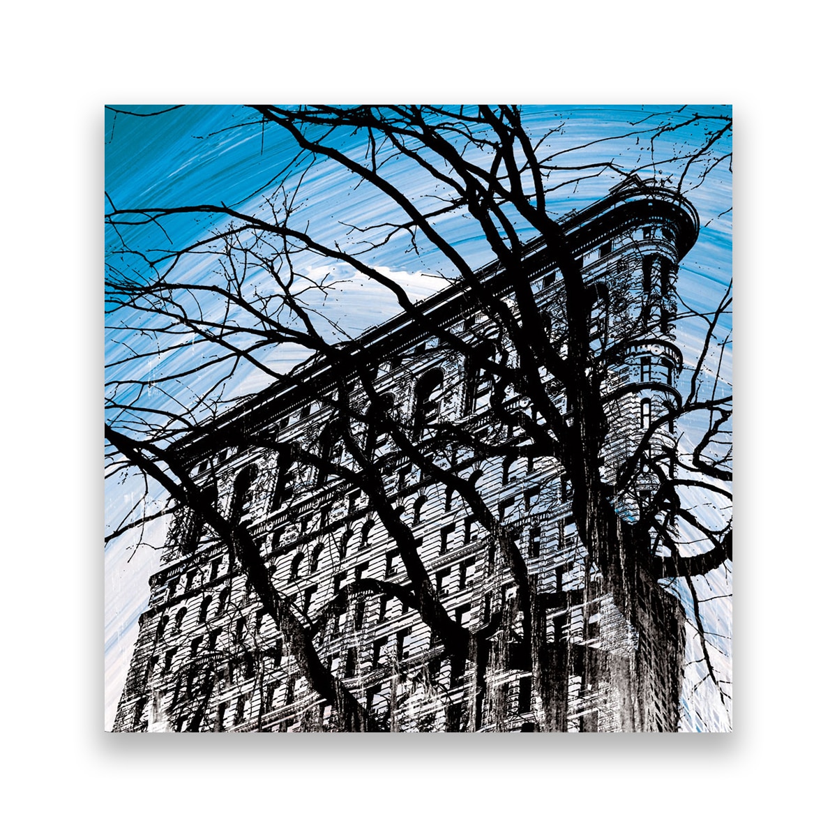 Tablou Canvas - Copac, New York, Flatiron, 60 x 60 cm