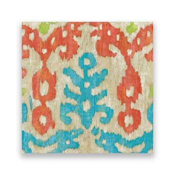 Tablou Canvas - Ikat, Abstract, Scorpion, 100 x 100 cm Tablou Canvas - Ikat, Abstract, Scorpion, 100 x 100 cm