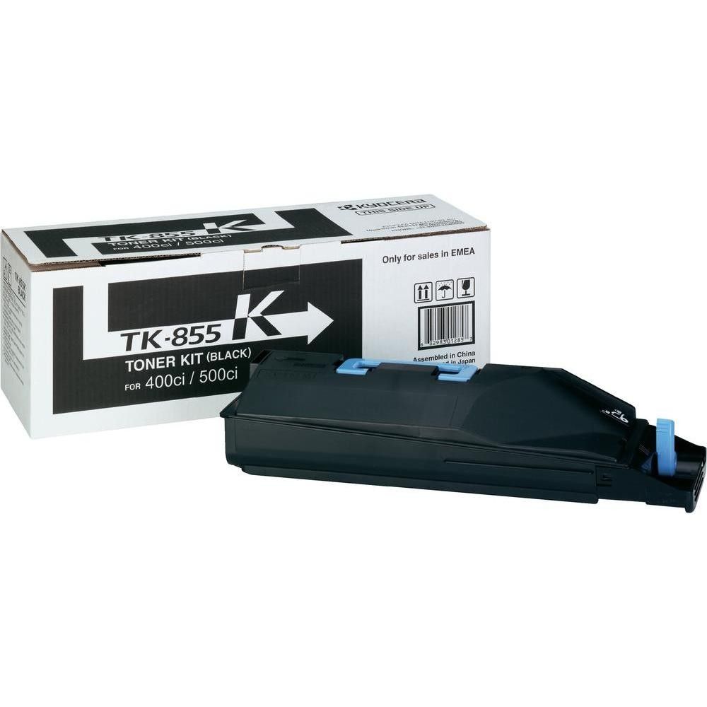 Toner Original Kyocera compatibil TK-855K, Black, 25000, pagini compatibil cu TASKalfa 400ci/500ci/552ci