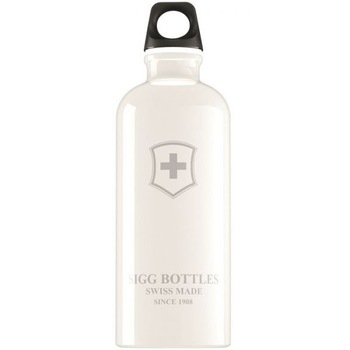 SIGG Bidon din aluminiu SWISS EMBLEM WHITE 0.6l SIGG Bidon din aluminiu SWISS EMBLEM WHITE 0.6l