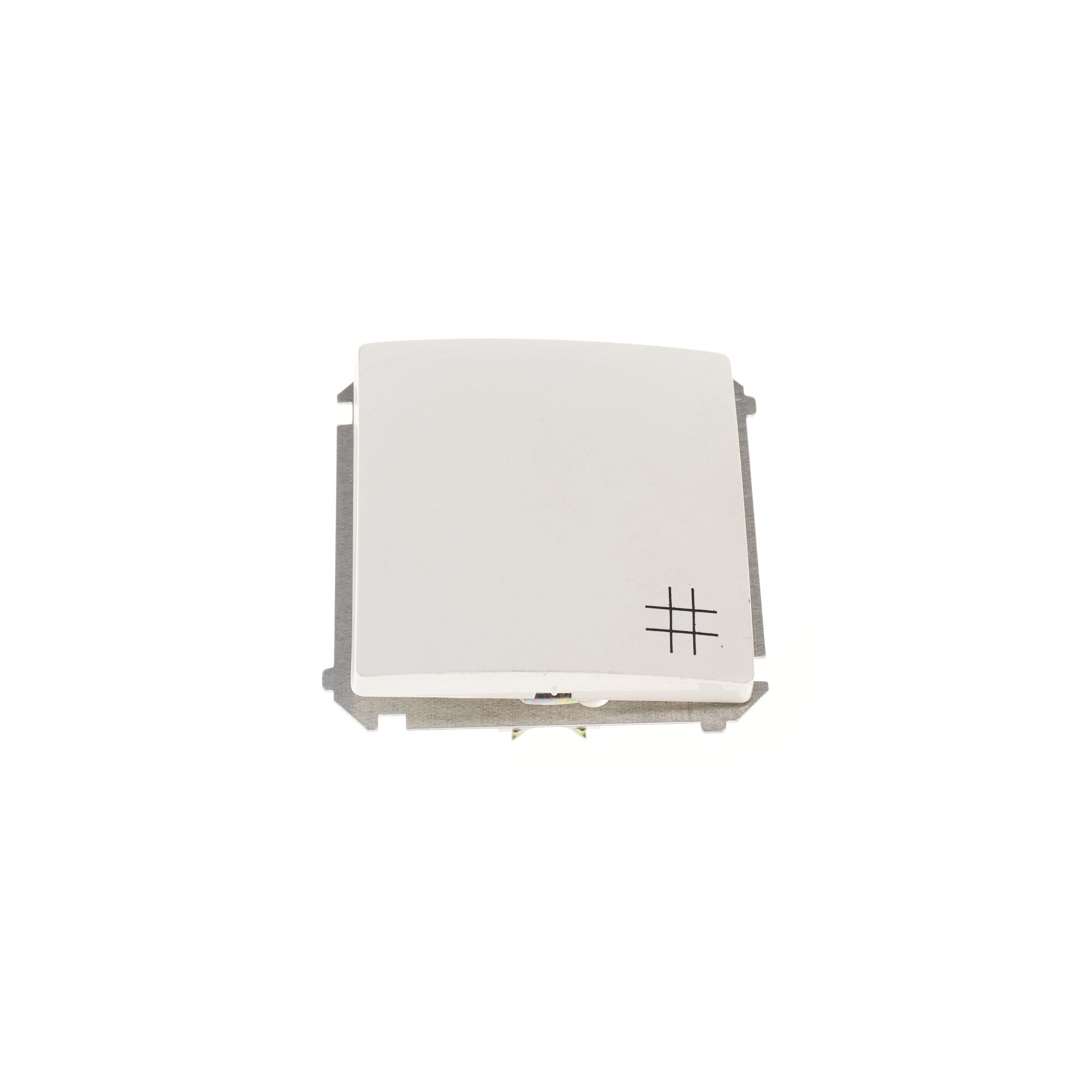 Intrerupator ST cap cruce 10 A gama basic modul Kontakt Alb