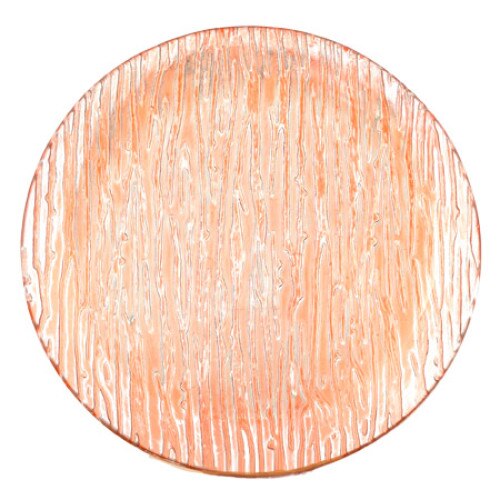 Suport lumanare, farfurie, YB0506, Sticla, 24cm