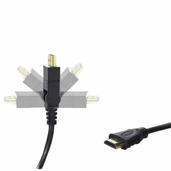 HDMI Cablu 180° rotatie conectorul, 1 metru