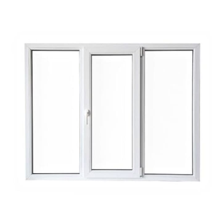 Fereastra PVC cu geam termopan, profil VEKA 76MD - 6 camere izolare, alba, 2000x1200 mm, dreapta, oscilobatant