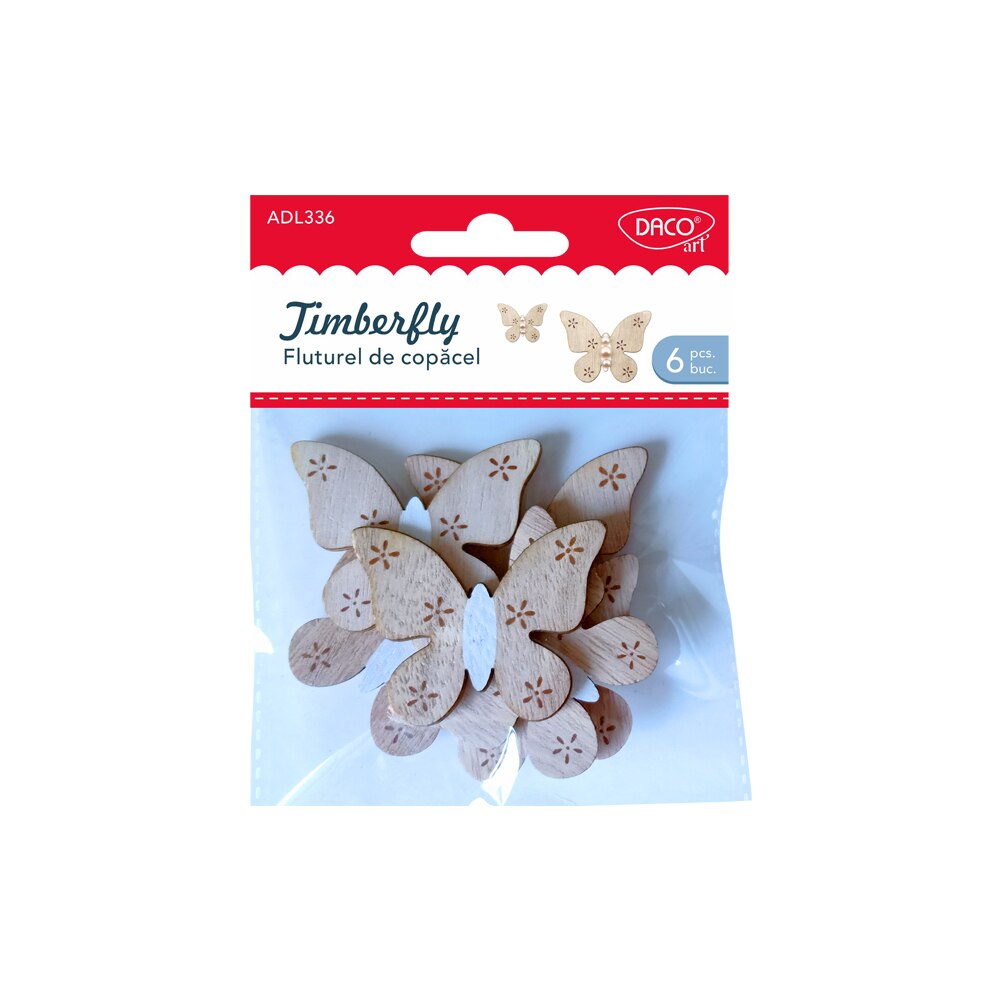 Accesorii craft - ADL336 fluturei de copacei DACO