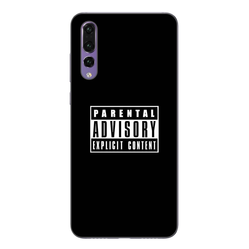 Husa Huawei P20 Pro Silicon Gel Tpu Model Parental Advisory Multicolor