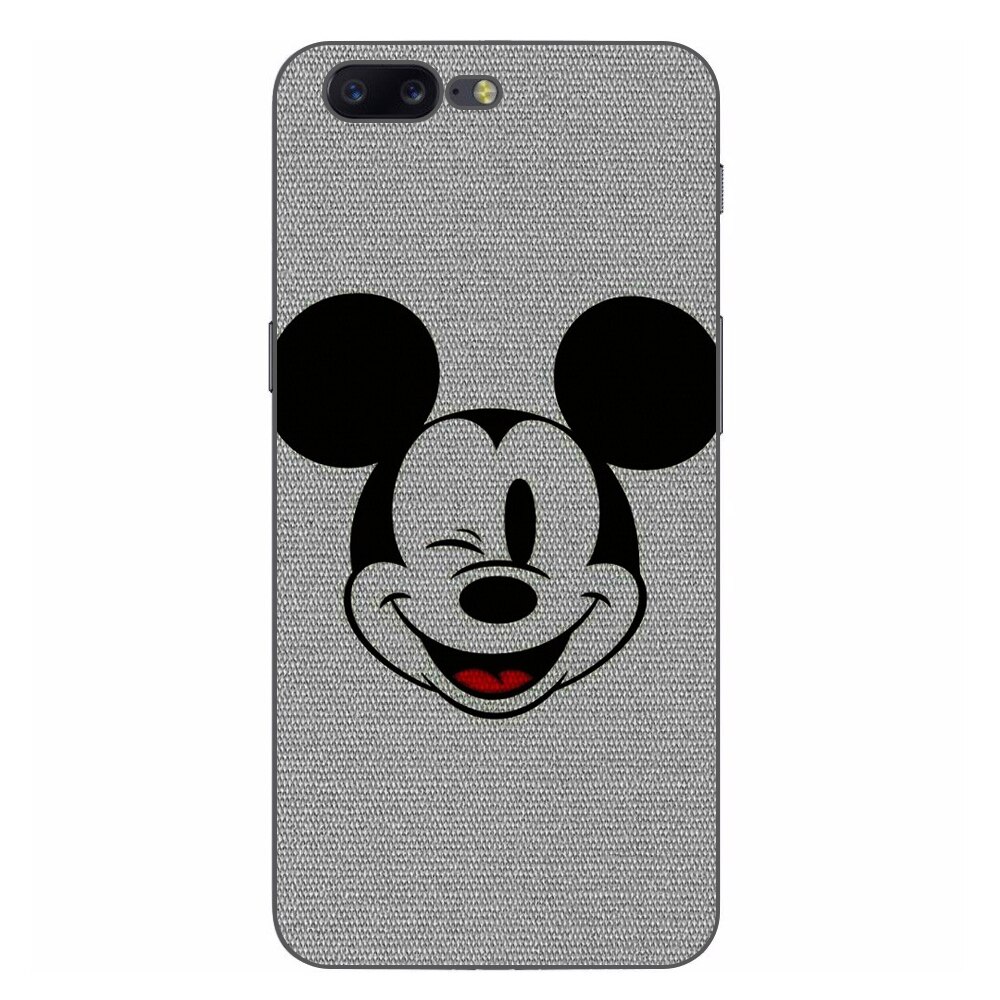 Husa OnePlus 5 Silicon Gel Tpu Model Mickey Multicolor