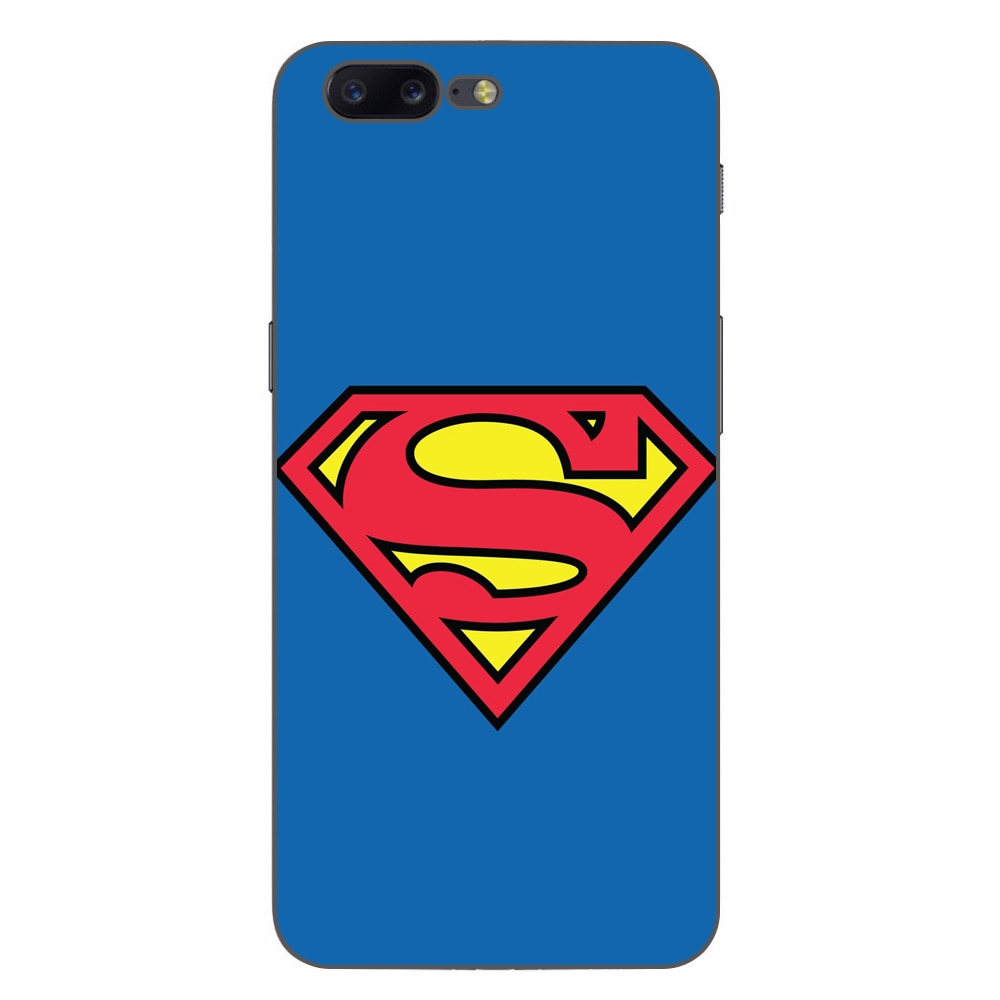 Husa OnePlus 5 Silicon Gel Tpu Model Superman Multicolor