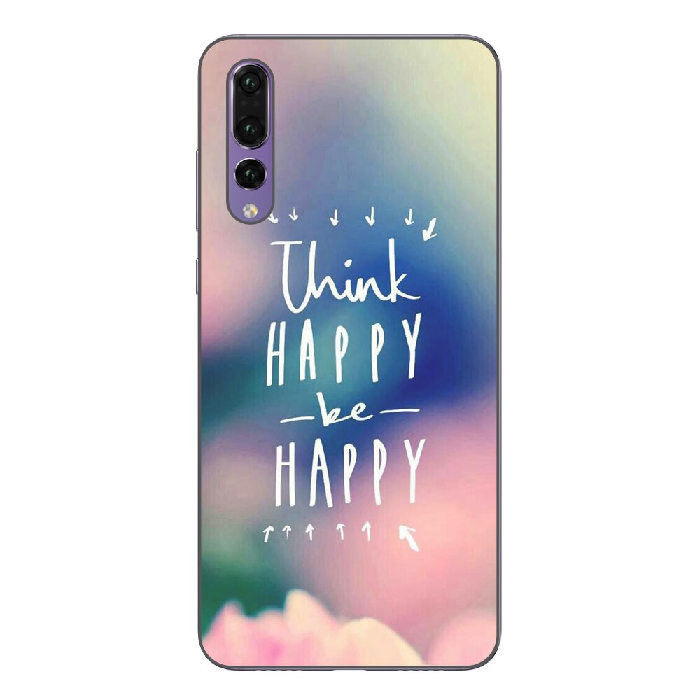 Husa Huawei P20 Pro Silicon Gel Tpu Model Think Positive Multicolor