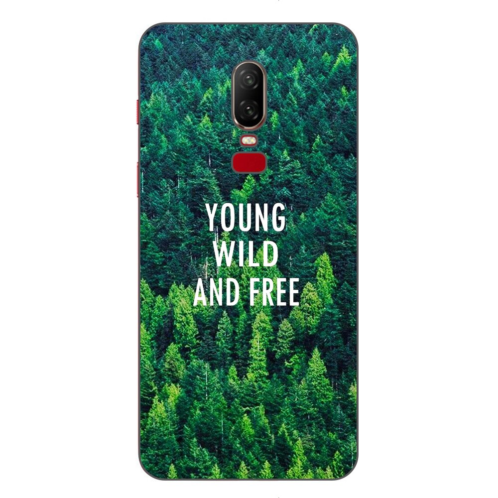Husa OnePlus 6 Silicon Gel Tpu Model Wild and Free Multicolor