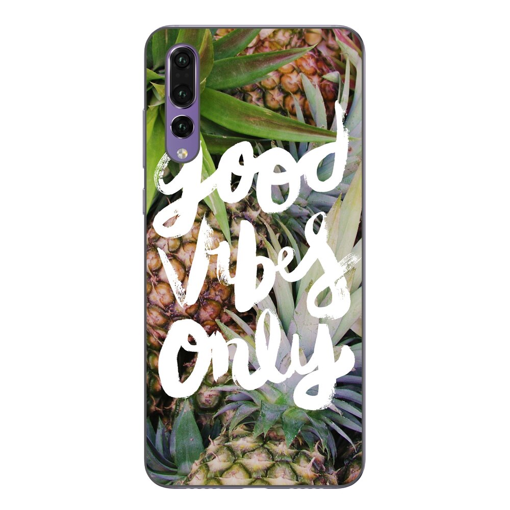 Husa Huawei P20 Pro Silicon Gel Tpu Model Good Vibes Only Multicolor
