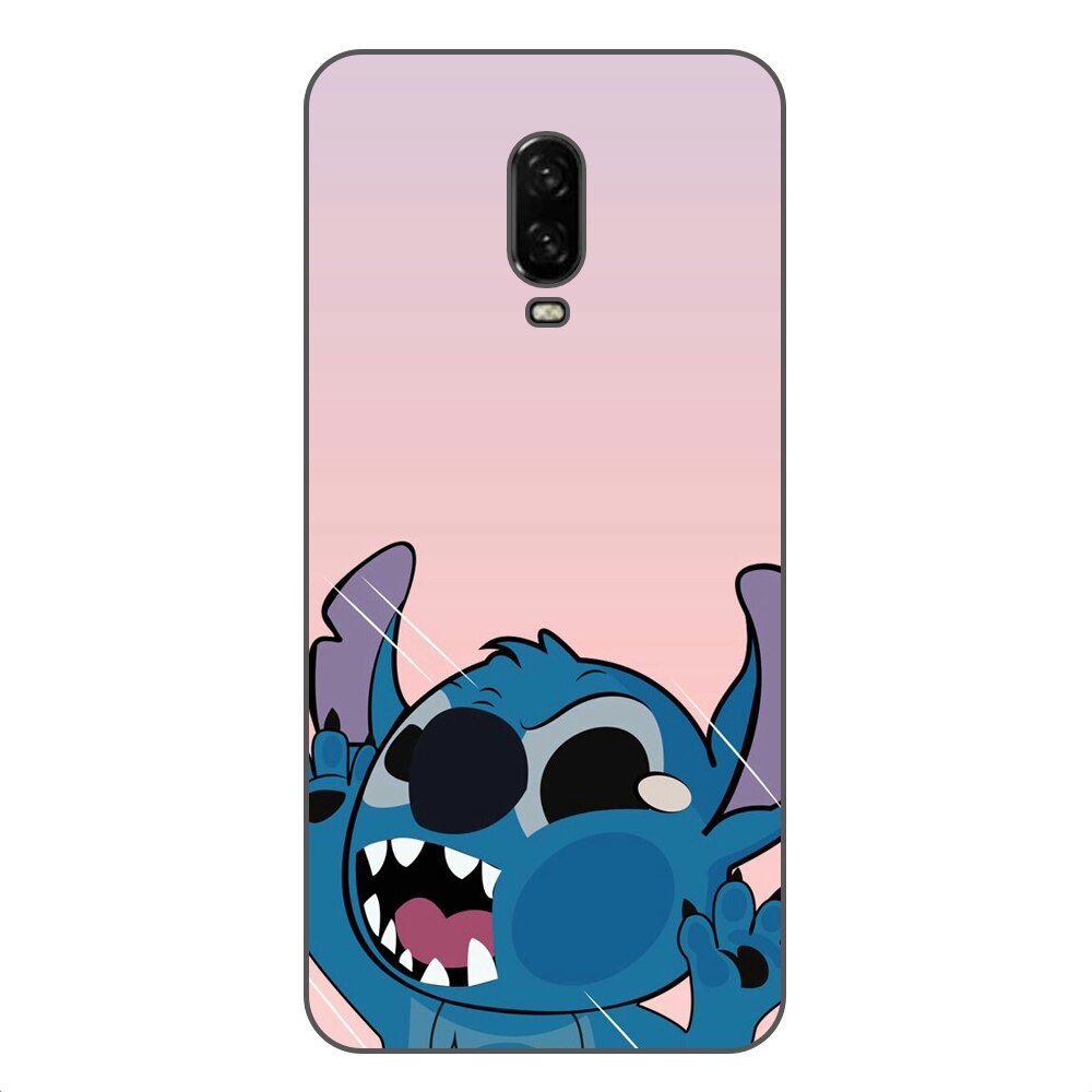 Husa OnePlus 6T Silicon Gel Tpu Model Stitch Multicolor
