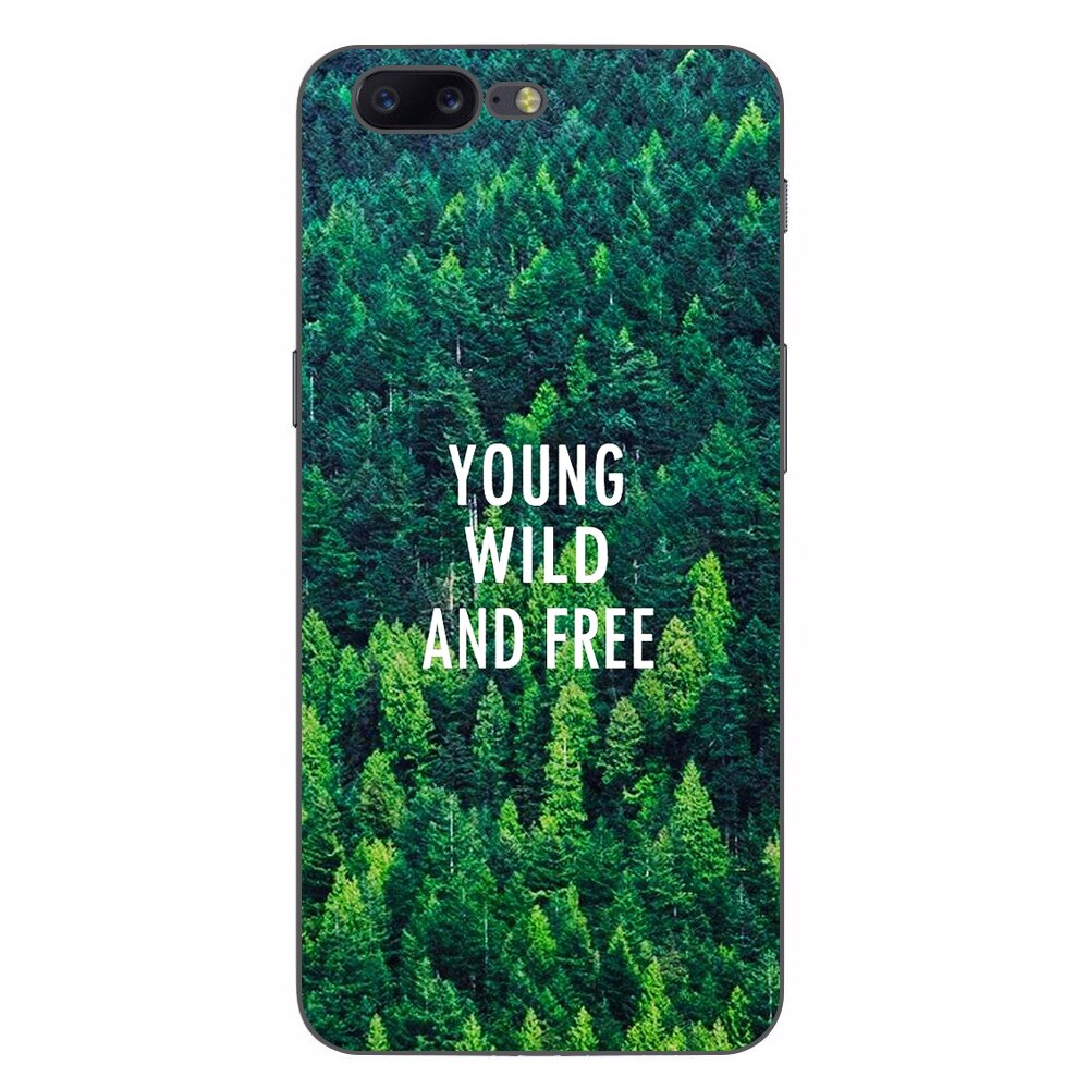 Husa OnePlus 5 Silicon Gel Tpu Model Wild and Free Multicolor