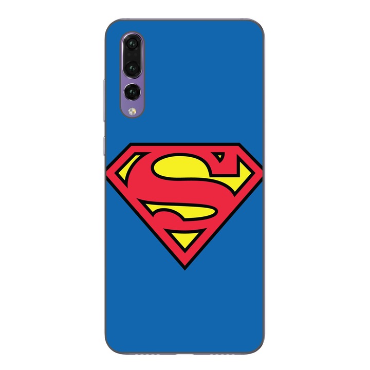 Huawei P20 Pro Силиконов гел TPU Супермен Модел Многоцветен калъф