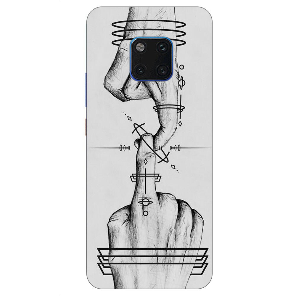 Husa Huawei Mate 20 Pro Silicon Gel Tpu Model Universe Touch Multicolor