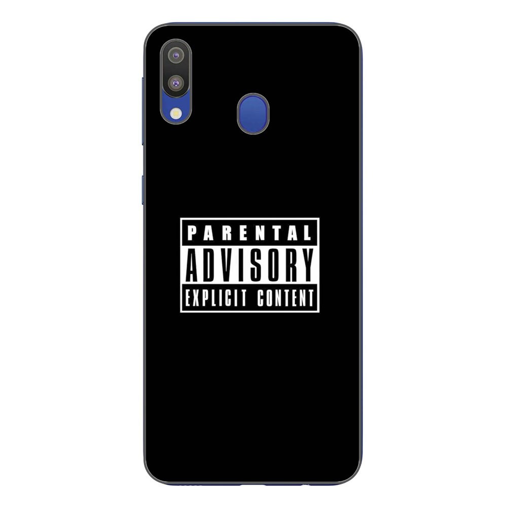Husa Samsung Galaxy M20 Silicon Gel Tpu Model Parental Advisory Multicolor