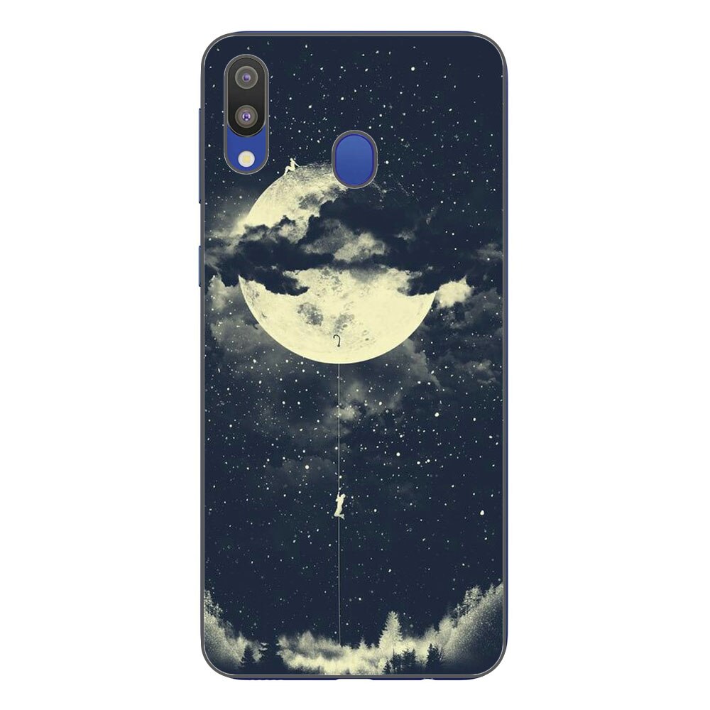 Husa Samsung Galaxy M20 Silicon Gel Tpu Model Moon Climbing Multicolor