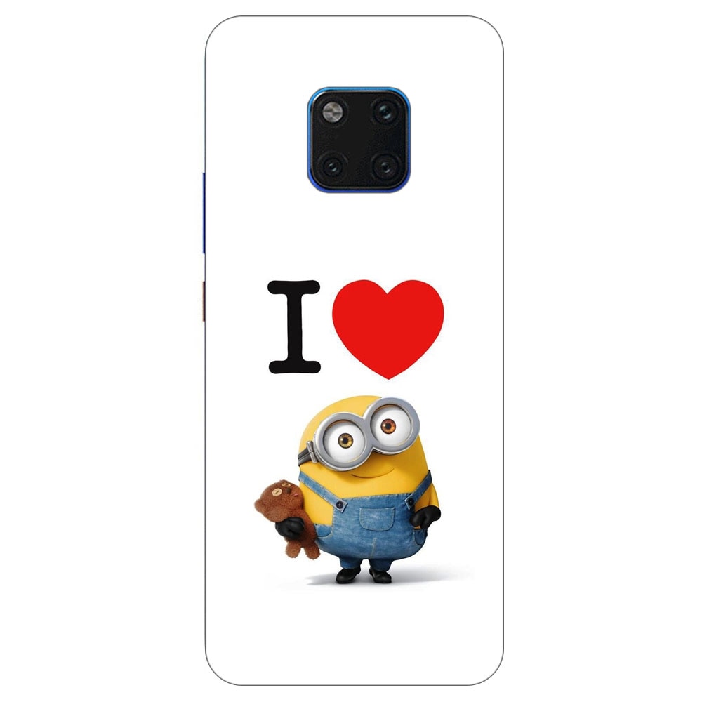 Husa Huawei Mate 20 Pro Silicon Gel Tpu Model I Love Minions Multicolor