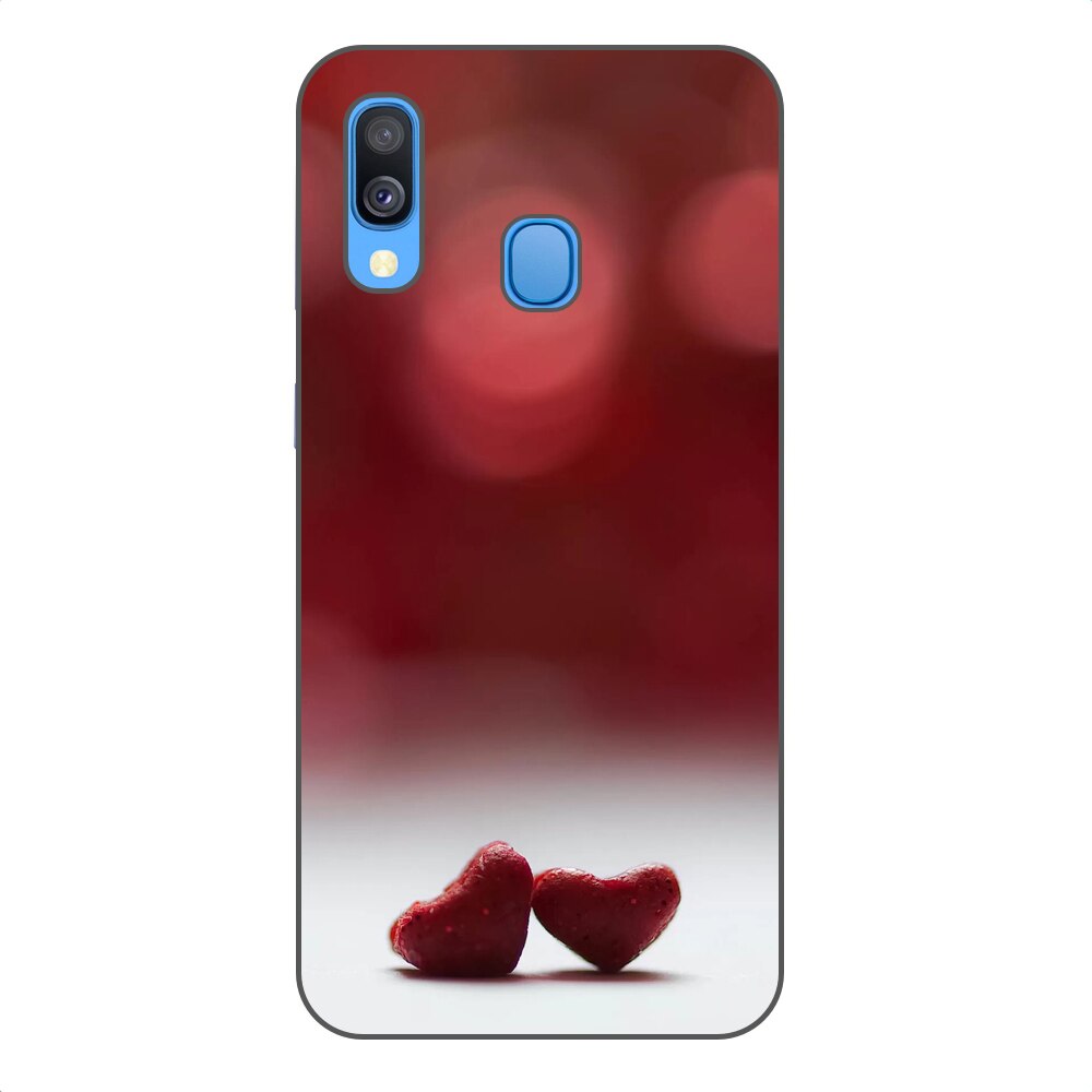 Husa Samsung Galaxy A40 Silicon Gel Tpu Model Little Hearts Multicolor