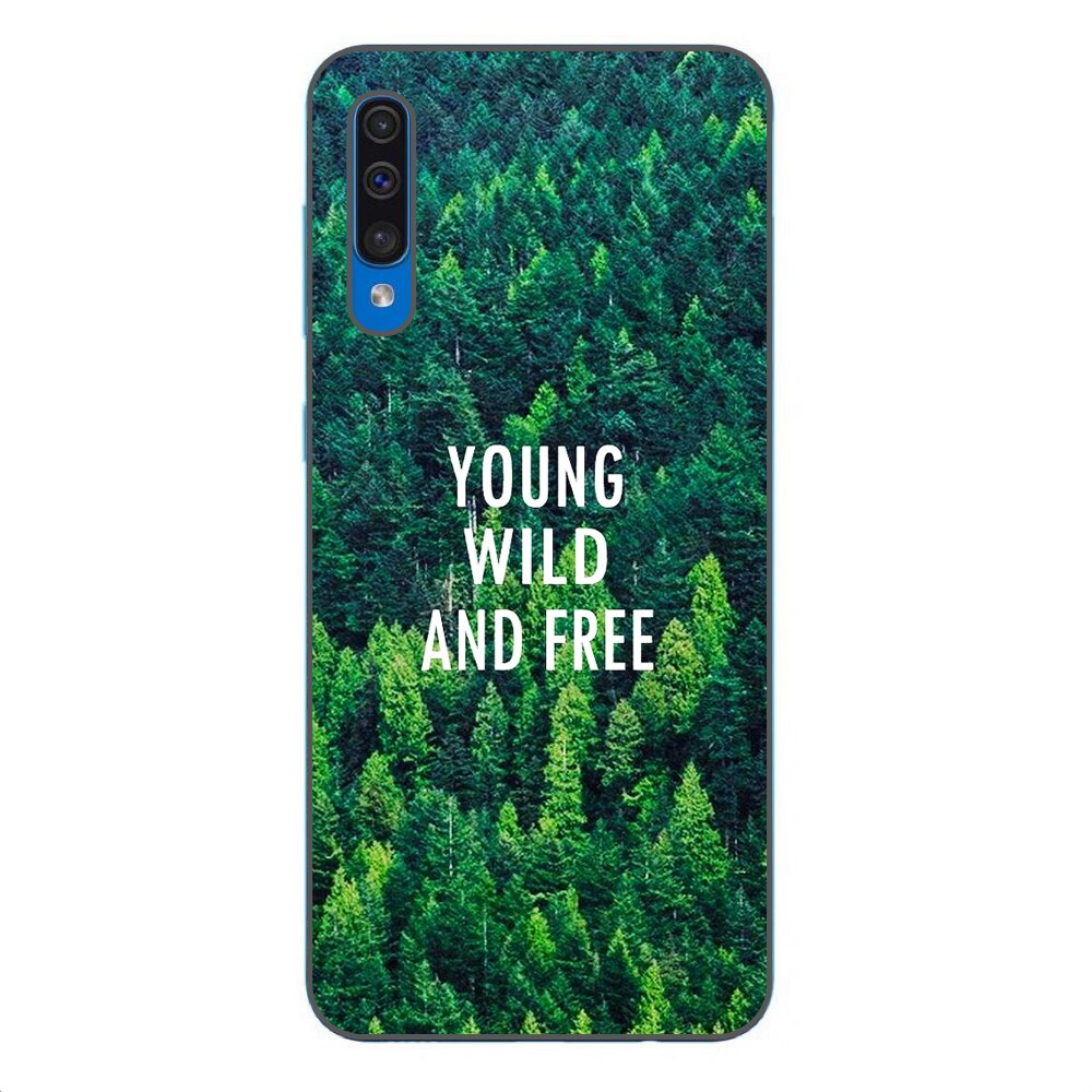 Husa Samsung Galaxy A70 Silicon Gel Tpu Model Wild and Free Multicolor