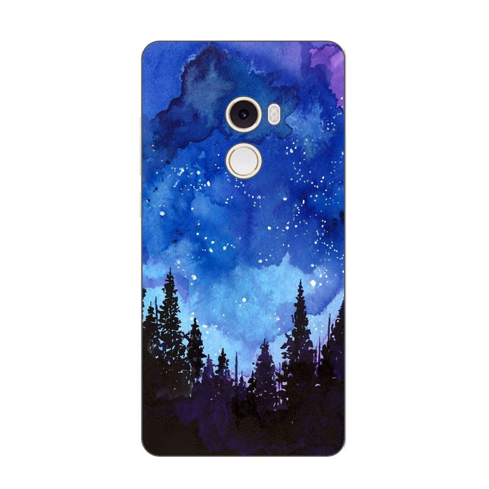Husa Xiaomi Mi Mix 2 Silicon Gel Tpu Model Night Forest Multicolor
