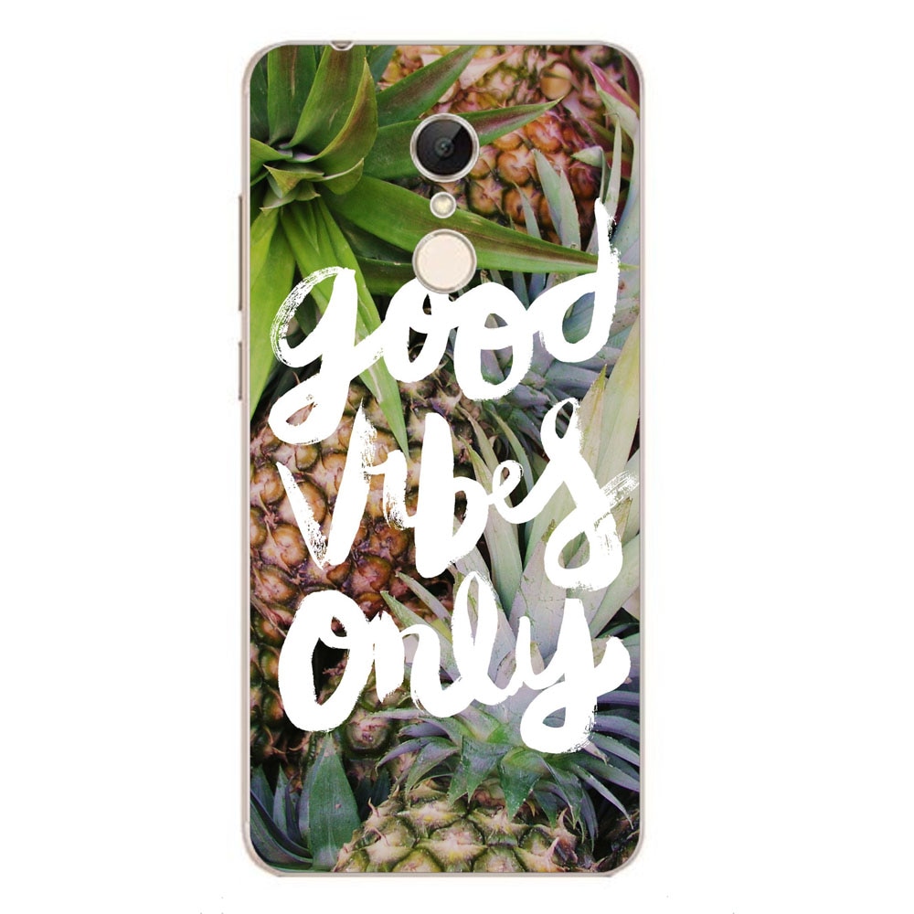 Husa Xiaomi Redmi 5 Plus Silicon Gel Tpu Model Good Vibes Only Multicolor