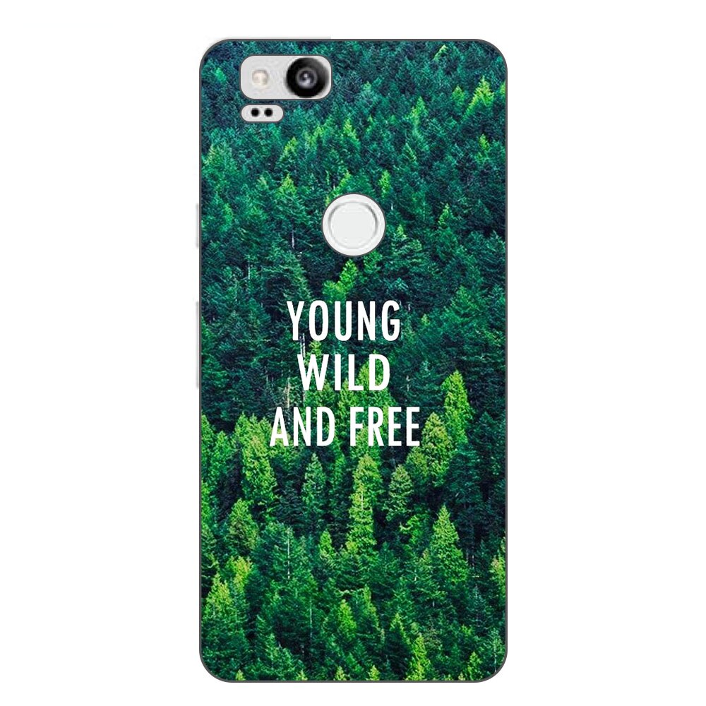 Husa Google Pixel 2 Silicon Gel Tpu Model Wild and Free Multicolor