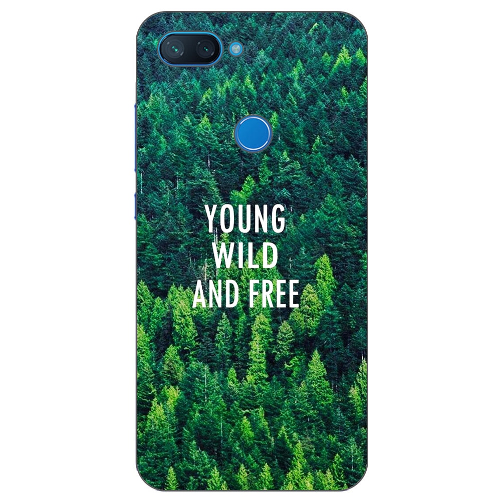 Husa Xiaomi Mi 8 Lite Silicon Gel Tpu Model Wild and Free Multicolor