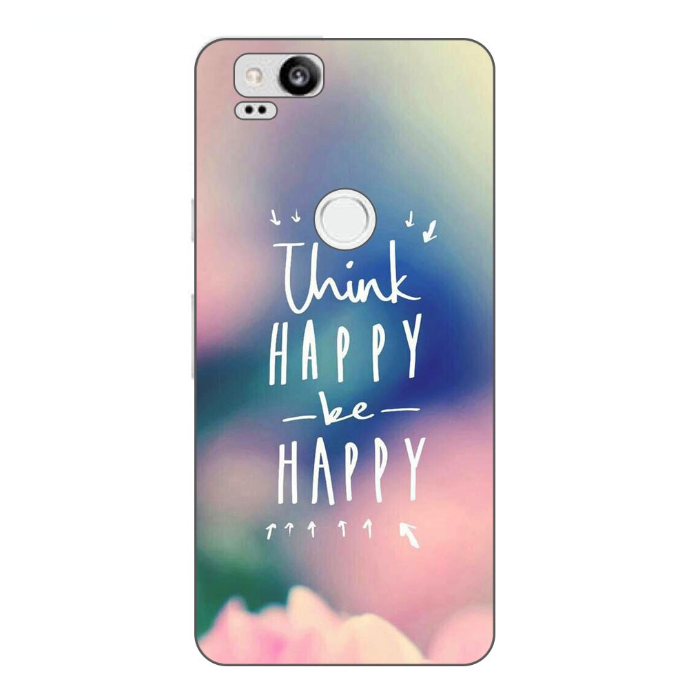Husa Google Pixel 2 Silicon Gel Tpu Model Think Positive Multicolor