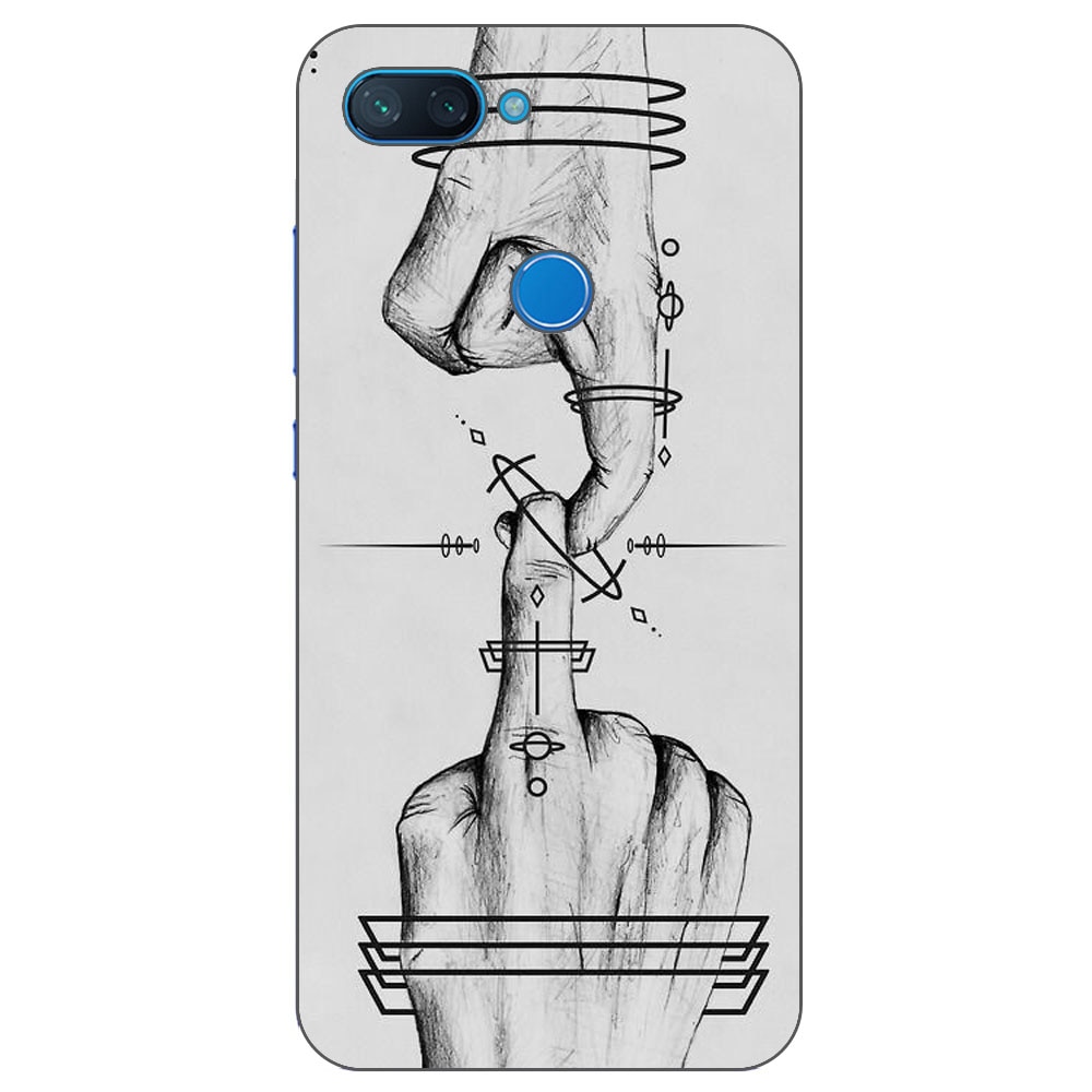 Husa Xiaomi Mi 8 Lite Silicon Gel Tpu Model Universe Touch Multicolor