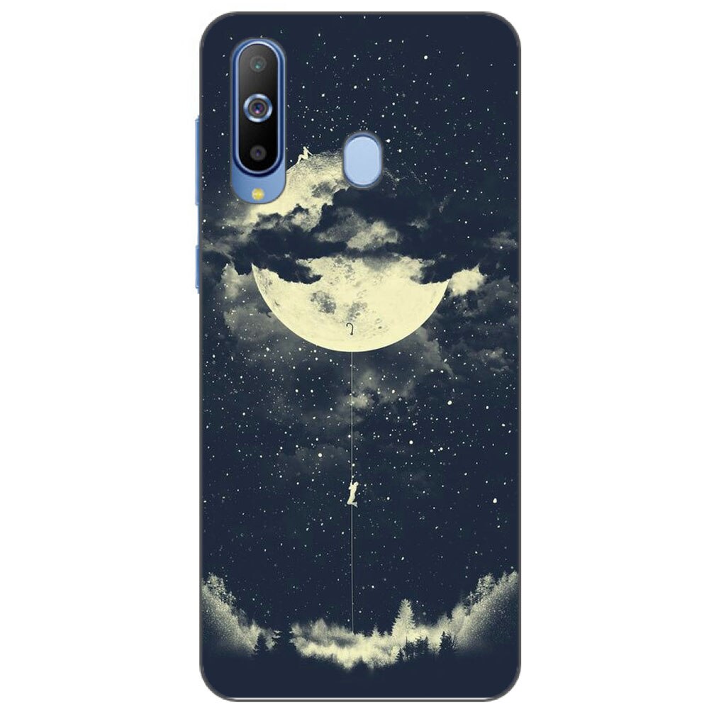 Husa Samsung Galaxy A8s Silicon Gel Tpu Model Moon Climbing Multicolor