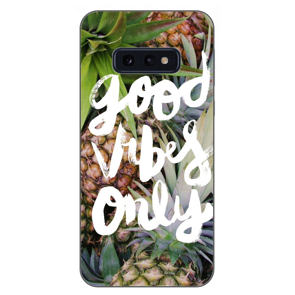 Husa Samsung Galaxy S10e Silicon Gel Tpu Model Good Vibes Only Multicolor