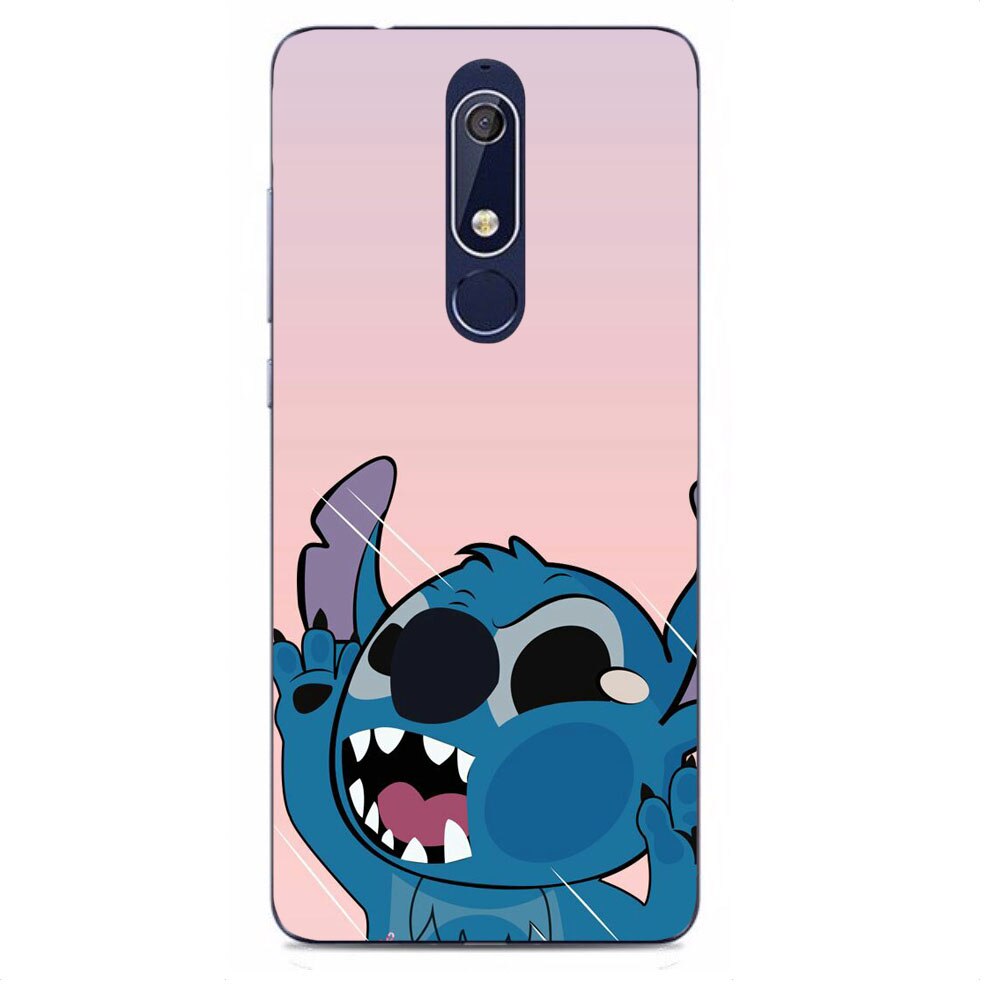 Husa Nokia 5.1 2018 Silicon Gel Tpu Model Stitch Multicolor