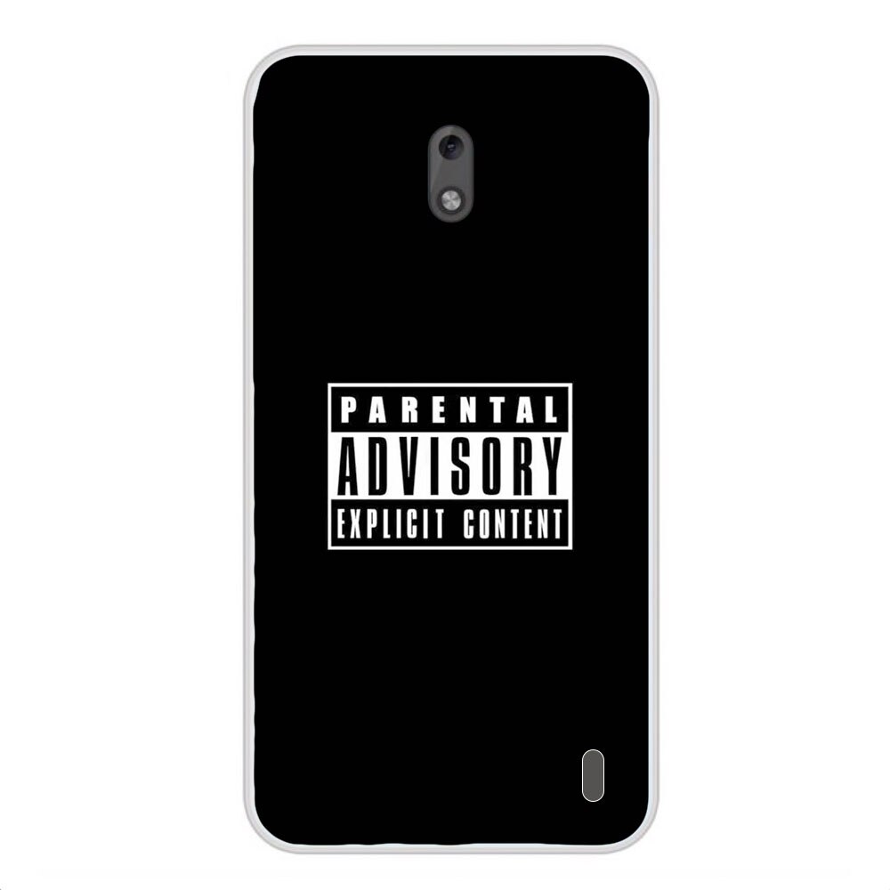 Husa Nokia 2 Silicon Gel Tpu Model Parental Advisory Multicolor