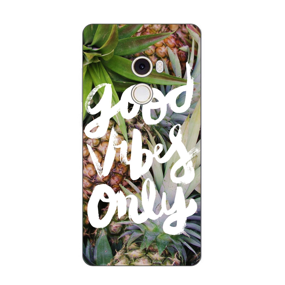 Husa Xiaomi Mi Mix 2 Silicon Gel Tpu Model Good Vibes Only Multicolor