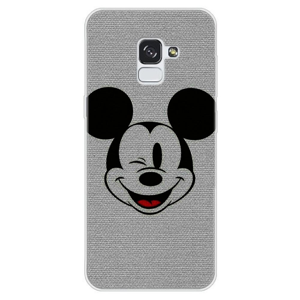 Husa Samsung Galaxy A6 2018 Silicon Gel Tpu Model Mickey Multicolor