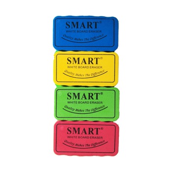 Burete de sters tabla magnetica, Vision, 13x2 cm, 4/set Burete de sters tabla magnetica, Vision, 13x2 cm, 4/set
