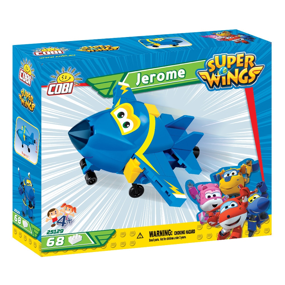 Set de construit Cobi, Super Wings, Jerome (68 pcs)