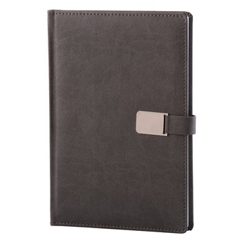 Notes Metal A5, hartie alba, liniatura, gri Notes Metal A5, hartie alba, liniatura, gri