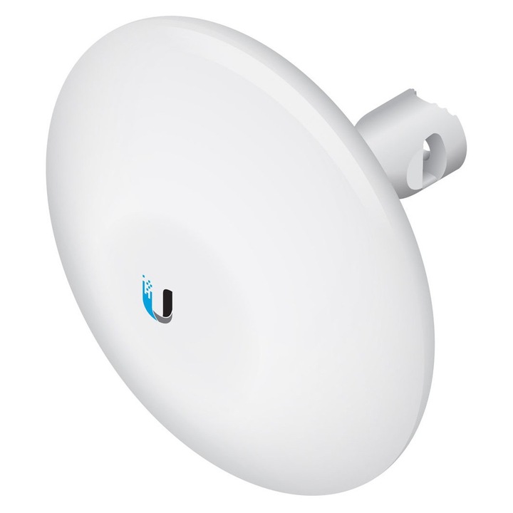 Устройство за безжичен интернет достъп Ubiquiti LAP-120 LiteAP 2x2 MIMO airMAX 5 GHz 16dBi 120 ° с AP, Бял