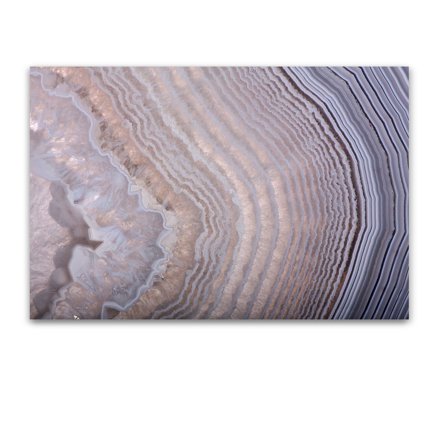 Tablou Startonight pe sticla acrilica Agat Violet, luminos in intuneric, 60 cm x 40 cm