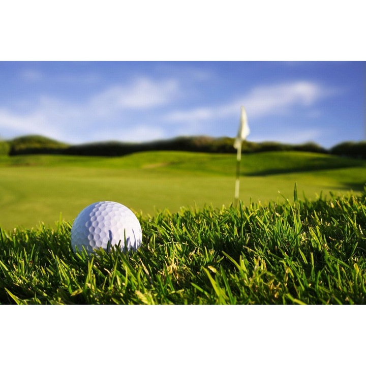 Tablou Startonight pe sticla acrilica La Golf, luminos in intuneric, 60 cm x 90 cm