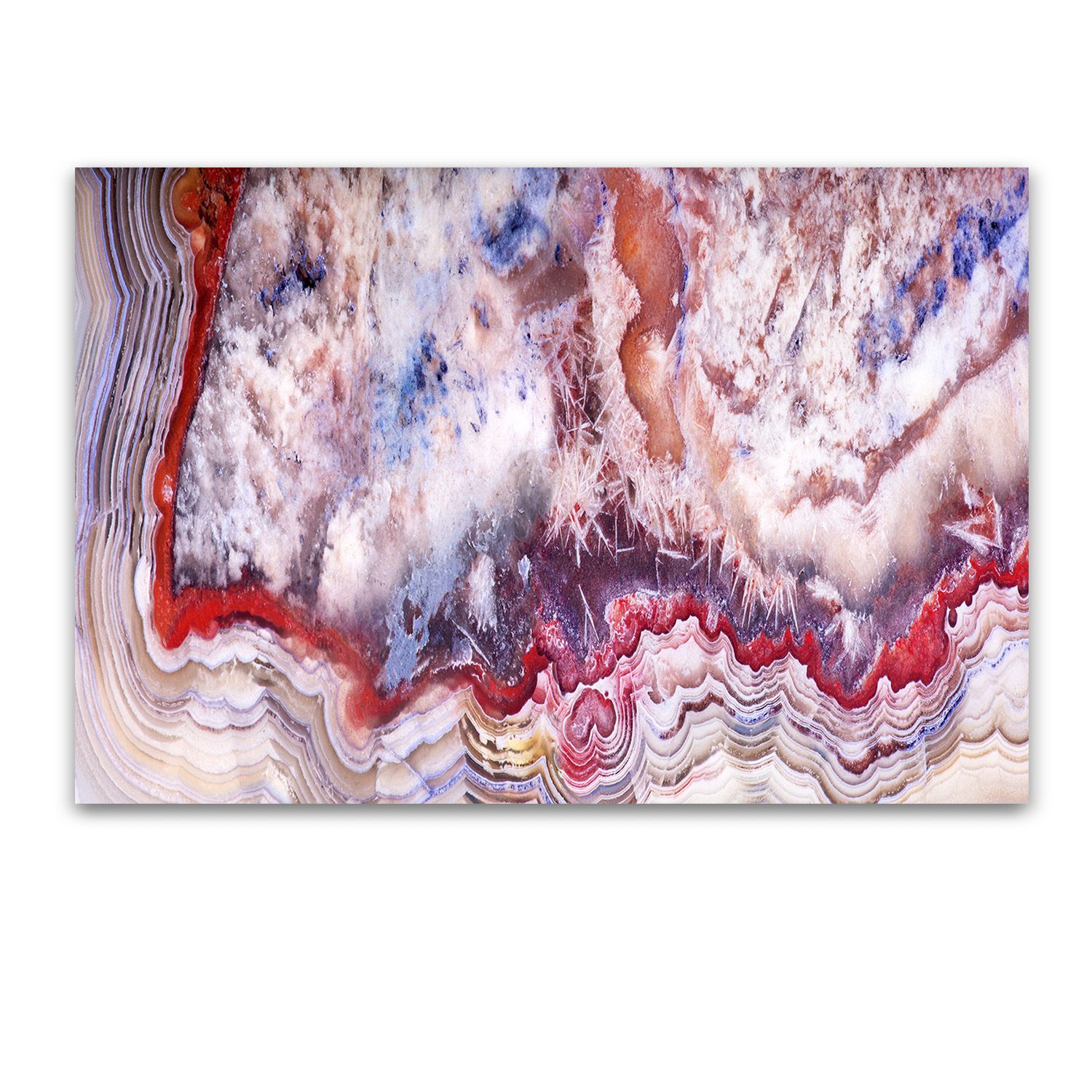 Tablou Startonight pe sticla acrilica Cristale Rosiatice, luminos in intuneric, 90 cm x 60 cm