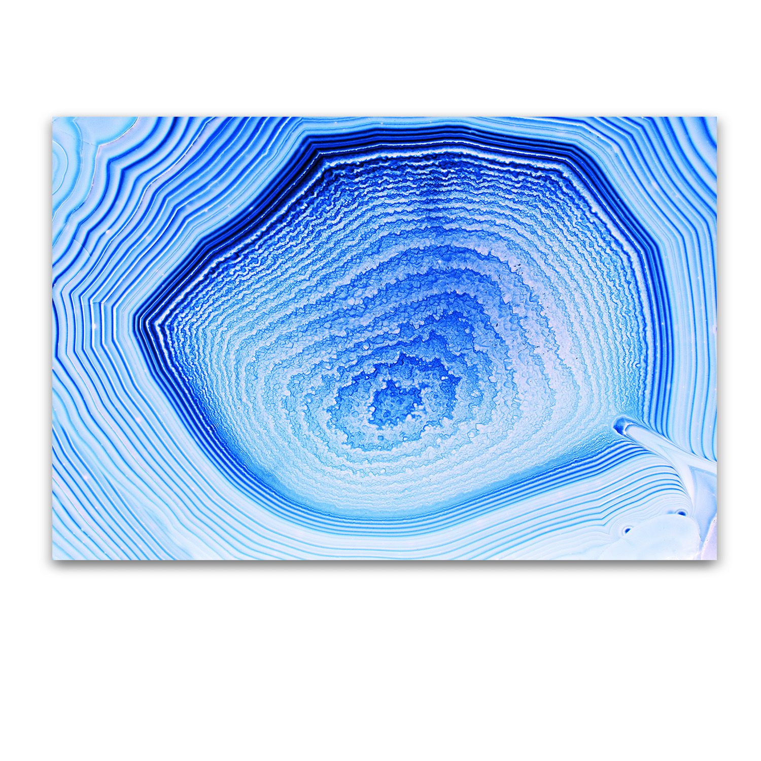 Tablou Startonight pe sticla acrilica Agat Albastrui, luminos in intuneric, 90 cm x 60 cm