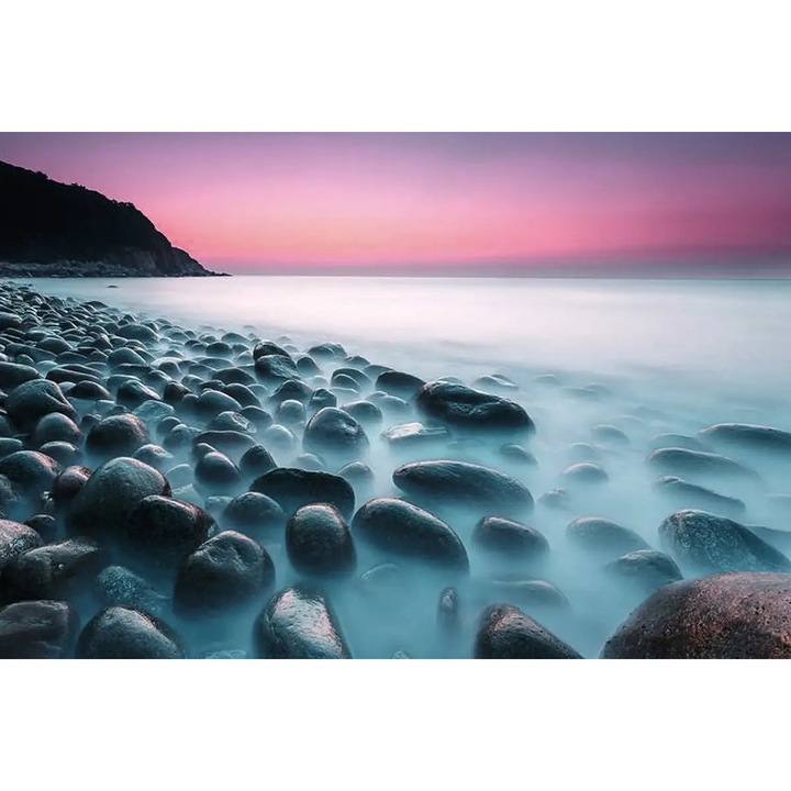 Tablou Startonight pe sticla acrilica Ceata de la Tarm, luminos in intuneric, 90 cm x 60 cm