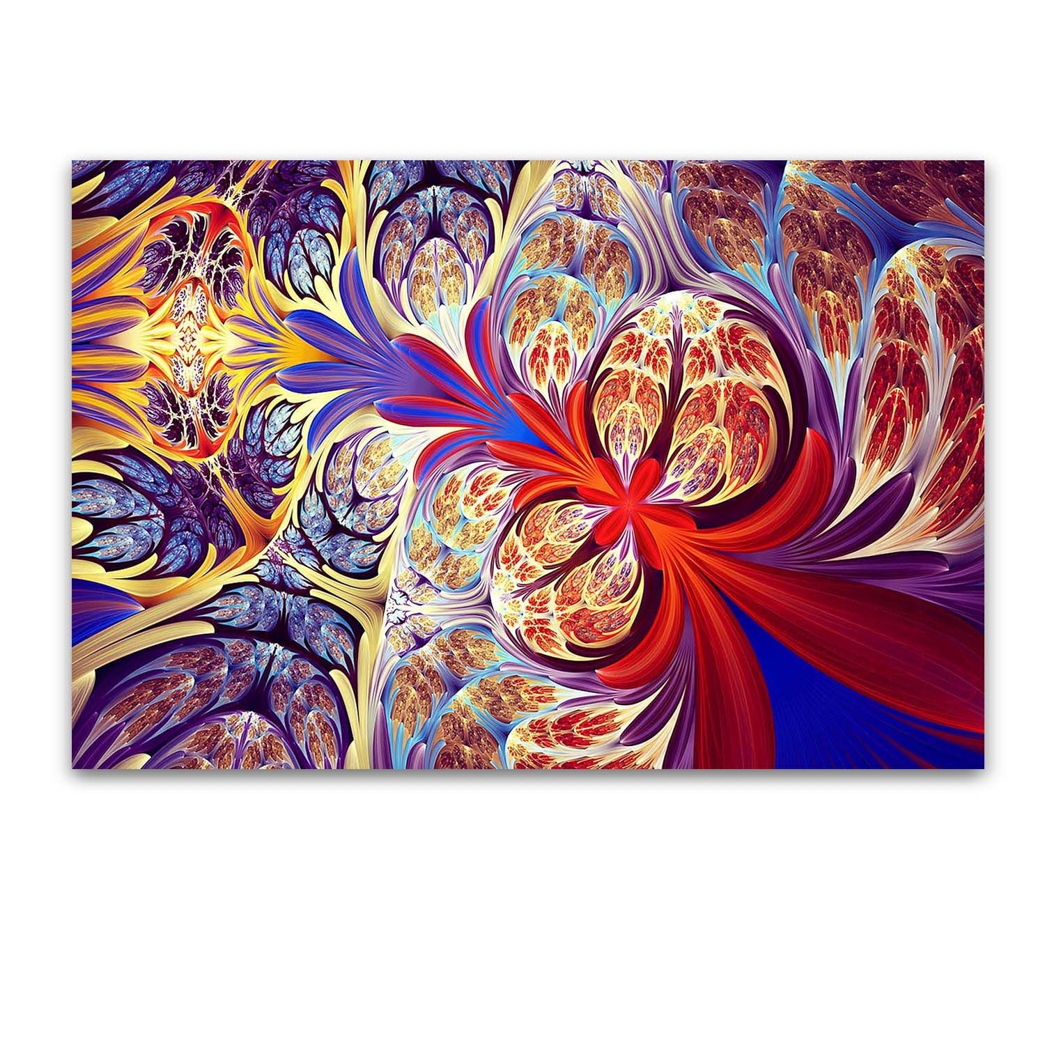 Tablou Startonight pe sticla acrilica Culori in Miscare, luminos in intuneric, 90 cm x 60 cm