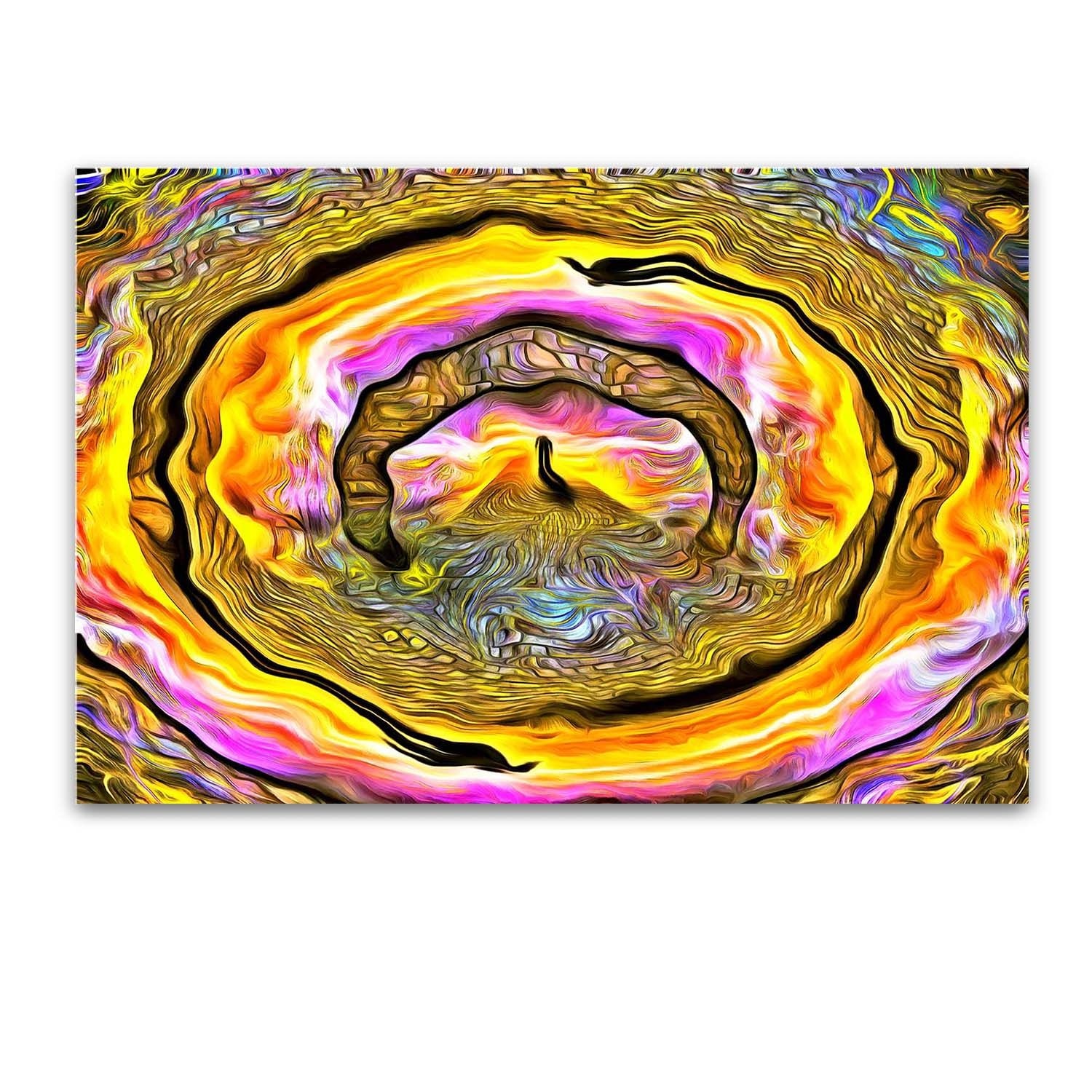 Tablou Startonight pe sticla acrilica Culori Amestecate, luminos in intuneric, 90 cm x 60 cm