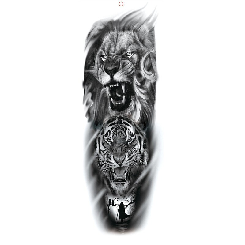 Tatuaj temporar Be Strong, dimensiune mare pentru brate sau picioare, Look de Festival