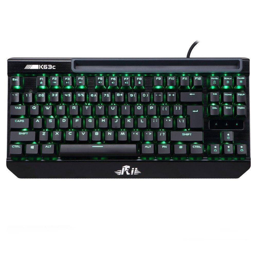 Tastatura Gaming Rii tek Mecanica Iluminata USB Suport telefon K63C Rii Black