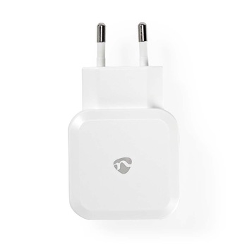 Alimentator USB 220V 2 iesiri 4.8A alb, NEDIS Alimentator USB 220V 2 iesiri 4.8A alb, NEDIS